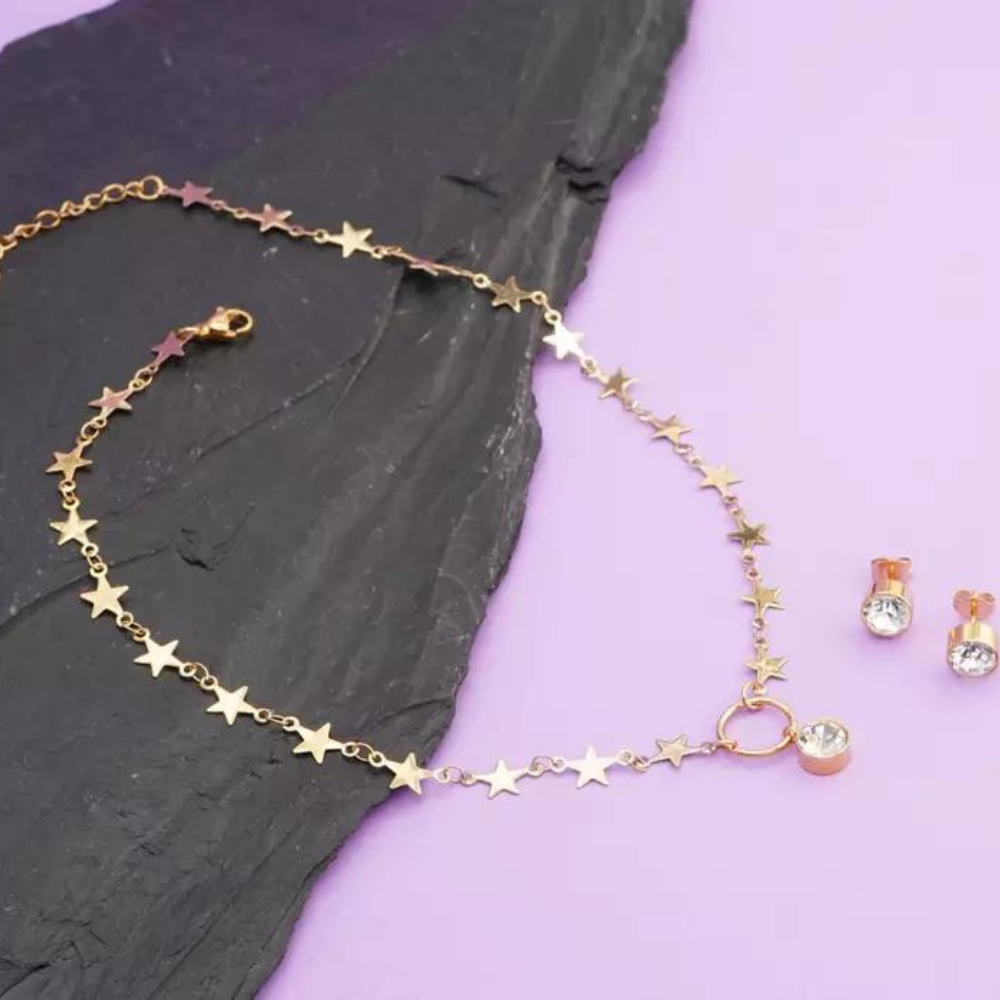 Set Chocker Starlight y Aretes