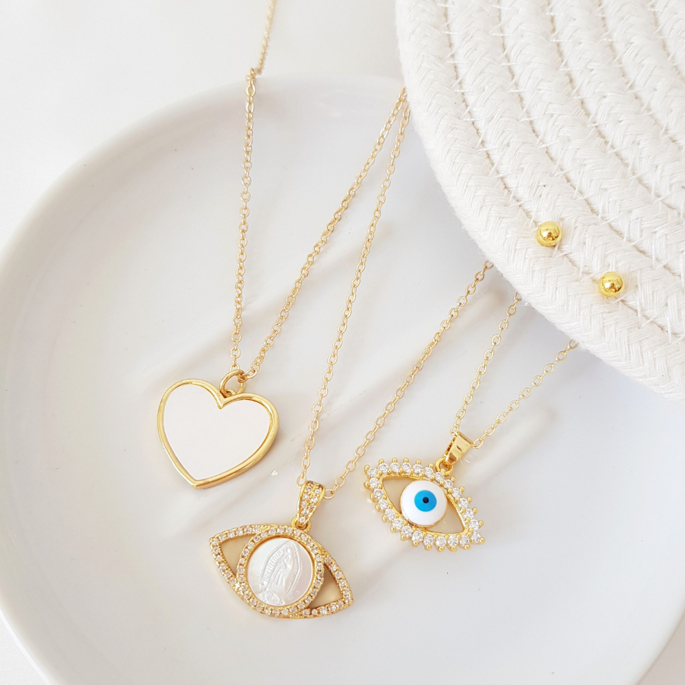 Set Collar Aura Protectora y topos