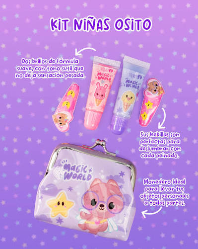 Kit Niñas Osito Trendy - Imagen 3