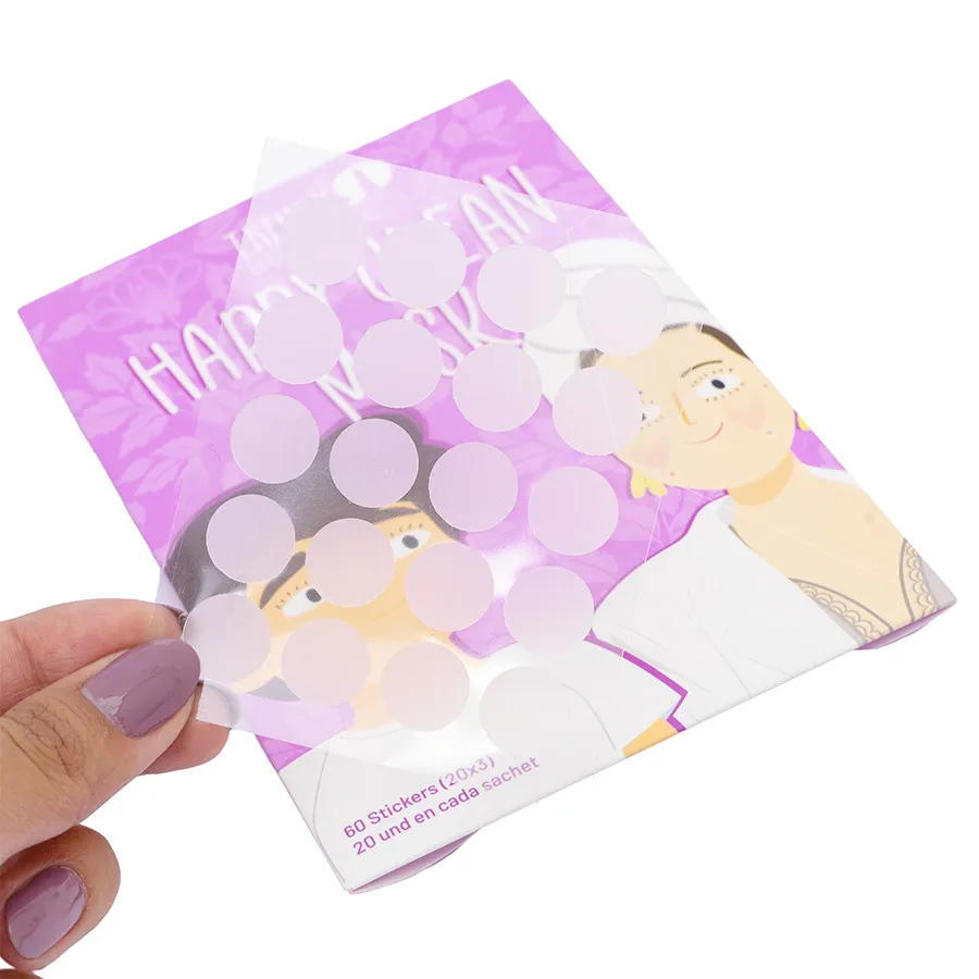 Sobre Mascarilla Stickers Para Acné Happy Clean trendy - Imagen 3